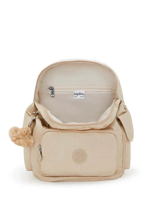 WOMEN'S BACKPACK - KIPLING BEIGE - KPK15641 4