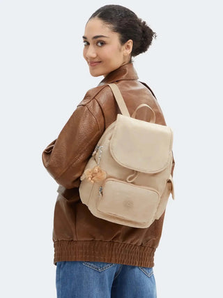 WOMEN'S BACKPACK - KIPLING BEIGE - KPK15641 6