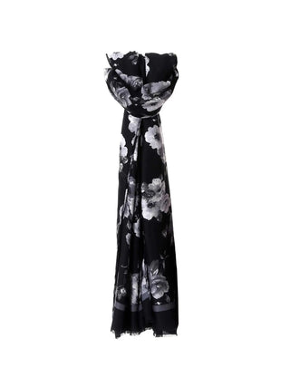 WOMEN'S SCARF - BLACK LUMBERJACK - A806