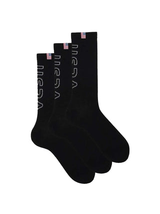 UNISEX SOCKS - US POLO ASSN. BLACK - US001UB