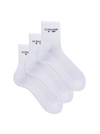 UNISEX SOCKS - US POLO ASSN. WHITE - US217UQ