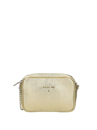 WOMEN'S SHOULDER BAG - PATRIZIA PEPE GOLD - 8B0071 L138