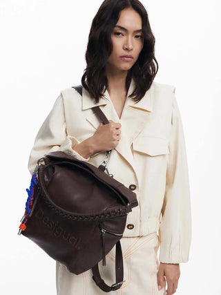 WOMEN'S BACKPACK - DESIGUAL BROWN - 25WAKP29 6