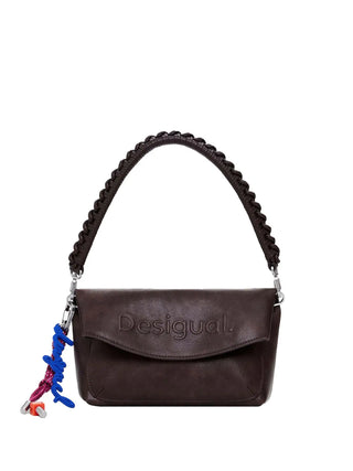 WOMEN'S HANDBAG - DESIGUAL BROWN - 25WAXP70