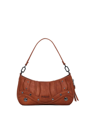 WOMEN'S HANDBAG - DESIGUAL BROWN - 25WAXPA7