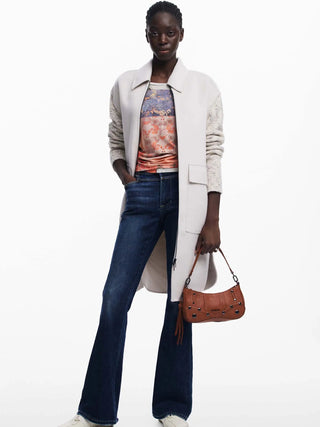 WOMEN'S HANDBAG - DESIGUAL BROWN - 25WAXPA7 5