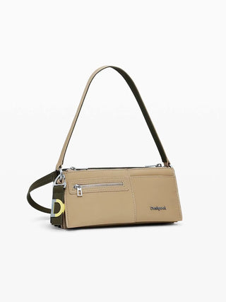 WOMEN'S HANDBAG - DESIGUAL BROWN - 25WAXPAF 2