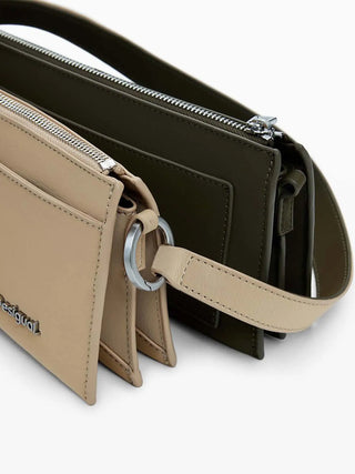 WOMEN'S HANDBAG - DESIGUAL BROWN - 25WAXPAF 3