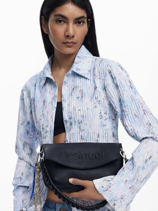 WOMEN'S HANDBAG - DESIGUAL BLACK - 25WAXPAL 5