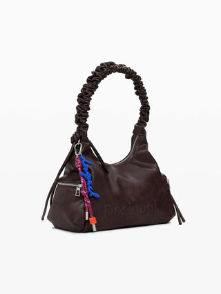 WOMEN'S SHOULDER BAG - DESIGUAL BROWN - 25WAXPAY 2