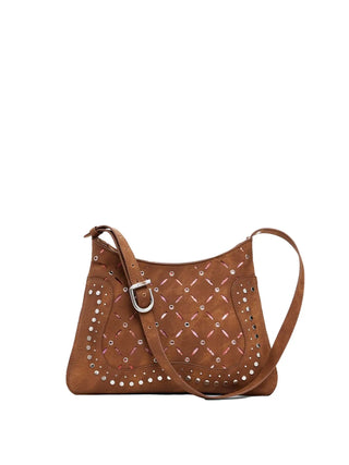 WOMEN'S SHOULDER BAG - DESIGUAL BROWN - 25WAXPB4