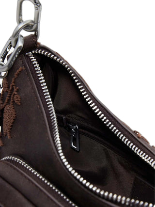 WOMEN'S HANDBAG - DESIGUAL BROWN - 25WAXPB9 4