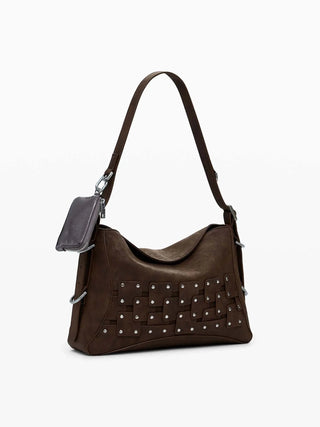 WOMEN'S SHOULDER BAG - DESIGUAL BROWN - 25WAXPBP 2