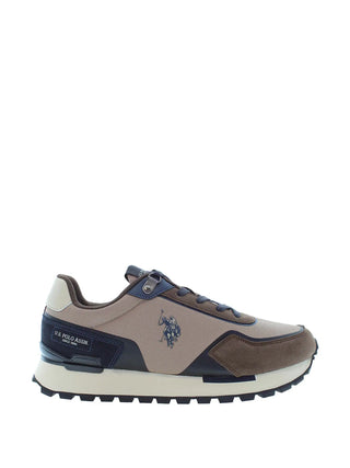 MEN'S SNEAKERS - US POLO ASSN. BROWN-BLUE - ARON009M/ETS1