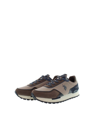 MEN'S SNEAKERS - US POLO ASSN. BROWN-BLUE - ARON009M/ETS1 2