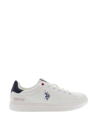 MEN'S SNEAKERS - US POLO ASSN. WHITE-BLUE - BYRON001M/EY5