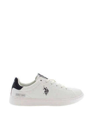 MEN'S SNEAKERS - US POLO ASSN. WHITE-BLACK - BYRON001M/EY5