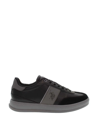 MEN'S SNEAKERS - US POLO ASSN. BLACK-GREY - CAMPY004M/EYH1