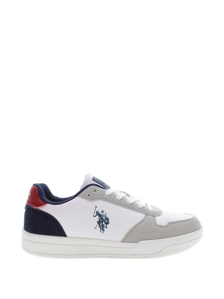 MEN'S SNEAKERS - US POLO ASSN. WHITE-BLUE - STEVE004M/EYH2