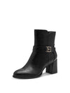 WOMEN'S ANKLE BOOTS - TAMARIS BLACK - 1-25337-45 2