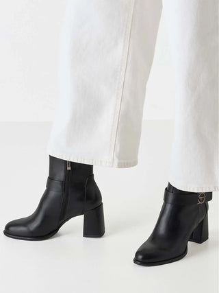 WOMEN'S ANKLE BOOTS - TAMARIS BLACK - 1-25337-45 6