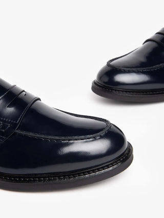 MEN'S LOAFER - BLACK GIARDINI BLUE - E500600U 3