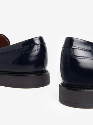 MEN'S LOAFER - BLACK GIARDINI BLUE - E500600U 4