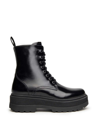 WOMEN'S AMPHIBIAN BOOT - NERO GIARDINI BLACK - I309190D
