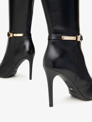 WOMEN'S BOOTS - NERO GIARDINI BLACK - I410828DE 4