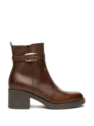WOMEN'S ANKLE BOOTS - NERO GIARDINI BEIGE - I513871D
