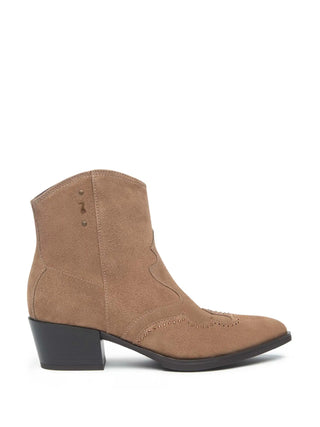 WOMEN'S ANKLE BOOTS - NERO GIARDINI BROWN - I513912D