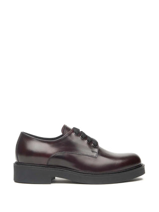 WOMEN'S LACE-UP SHOES - NERO GIARDINI BORDEAUX - I513972D