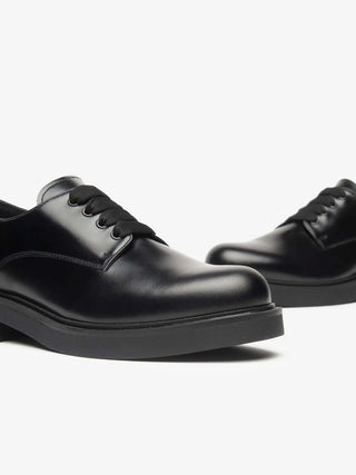 WOMEN'S LACE-UP SHOES - NERO GIARDINI BLACK - I513972D 3