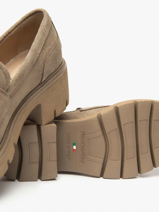 WOMEN'S LOAFER - NERO GIARDINI BEIGE - I513984D 5