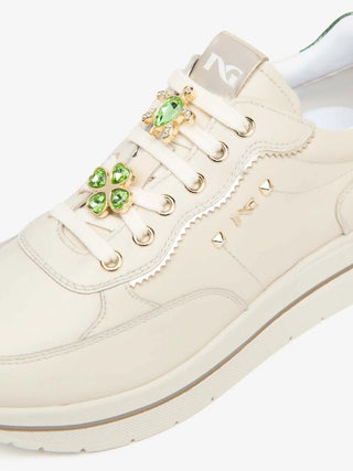 WOMEN'S SNEAKERS - NERO GIARDINI WHITE - I514103D 3