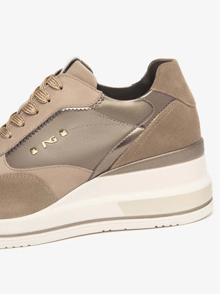 WOMEN'S SNEAKERS - NERO GIARDINI BEIGE - I514130D 3
