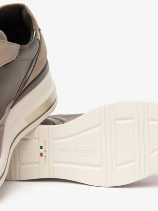 WOMEN'S SNEAKERS - NERO GIARDINI BEIGE - I514130D 4