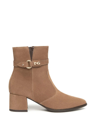 WOMEN'S ANKLE BOOTS - NERO GIARDINI BROWN - I514332D 1