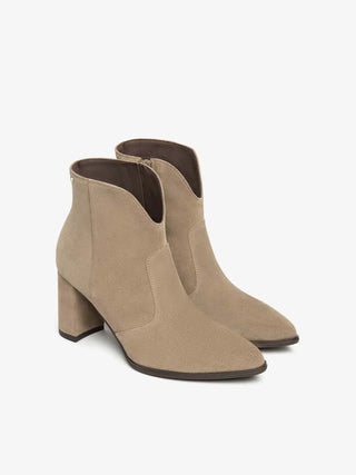 WOMEN'S ANKLE BOOTS - NERO GIARDINI BEIGE - I514342D 2