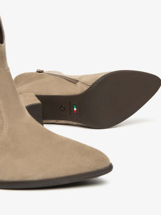 WOMEN'S ANKLE BOOTS - NERO GIARDINI BEIGE - I514342D 4