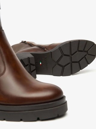 WOMEN'S ANKLE BOOTS - NERO GIARDINI BEIGE - I514791D 4