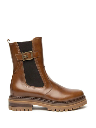 WOMEN'S ANKLE BOOTS - NERO GIARDINI LEATHER - I514831D