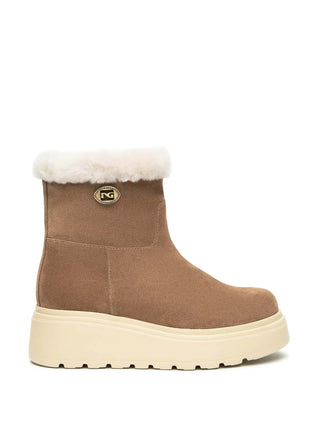 WOMEN'S ANKLE BOOTS - NERO GIARDINI BROWN - I514909D