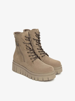 WOMEN'S AMPHIBIAN BOOTS - NERO GIARDINI BEIGE - I514911D 2