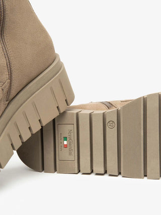 WOMEN'S AMPHIBIAN BOOTS - NERO GIARDINI BEIGE - I514911D 4