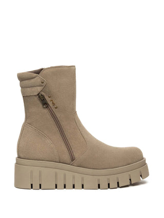 WOMEN'S ANKLE BOOTS - NERO GIARDINI BEIGE - I514914D