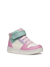 GIRLS' SNEAKERS - GEOX WHITE-PINK - B465MA 000BC 2