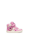 GIRLS' SNEAKERS - GEOX PINK-WHITE - B561ME 0BCBH 1
