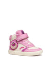 GIRLS' SNEAKERS - GEOX PINK-WHITE - B561ME 0BCBH 2