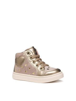 GIRLS' SNEAKERS - GEOX BEIGE - B563HA 0BSNF 2